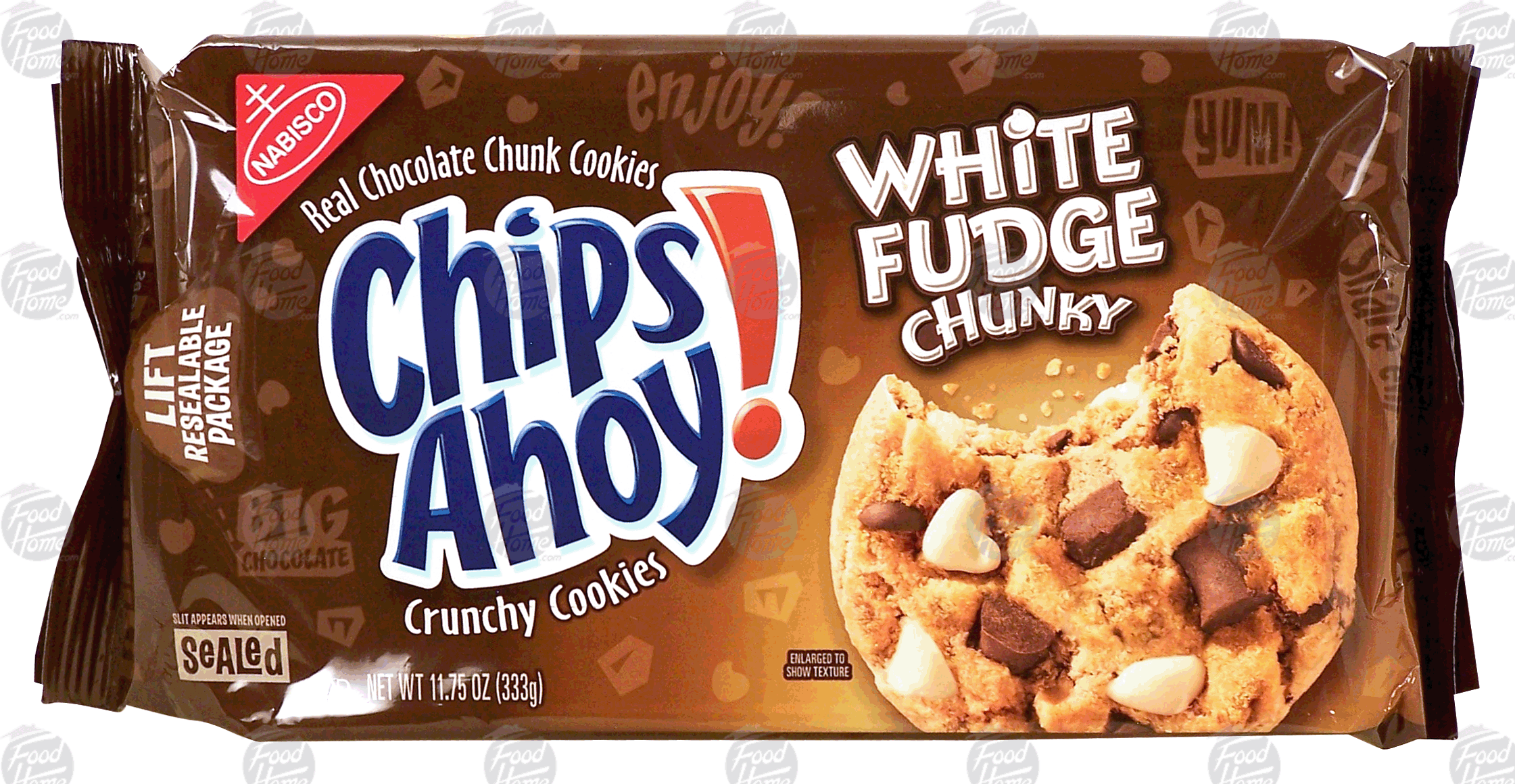 Nabisco Chips Ahoy! white fudge chunky crunchy cookies Full-Size Picture